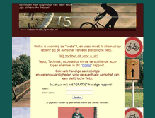 Tablet Screenshot of fietsenmethulpmotor.nl
